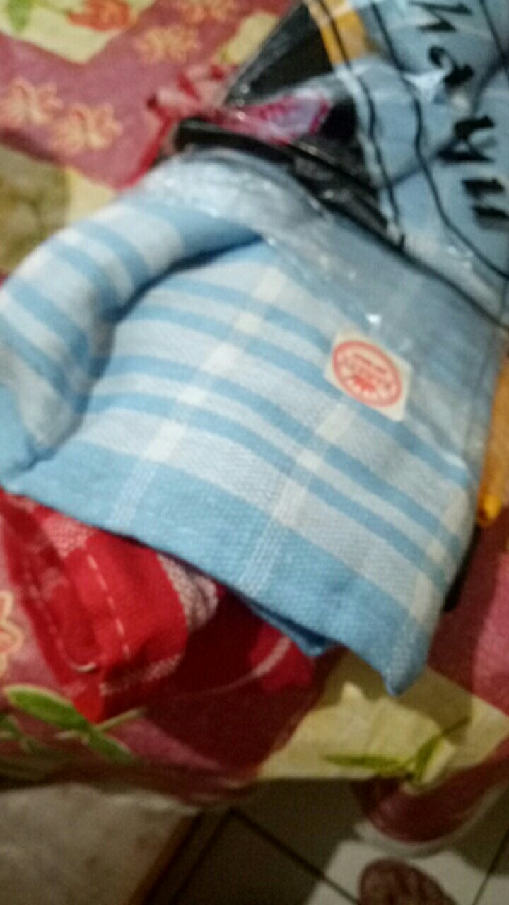 Kain Serbet/lap Piring/warna Per Lusin (12 Pcs)