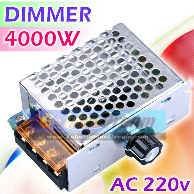 ((BISA COD)) Dimmer AC 4000W Voltage Regulator SCR Dimming Kecepatan Suhu Thyristor MURAH [Kode