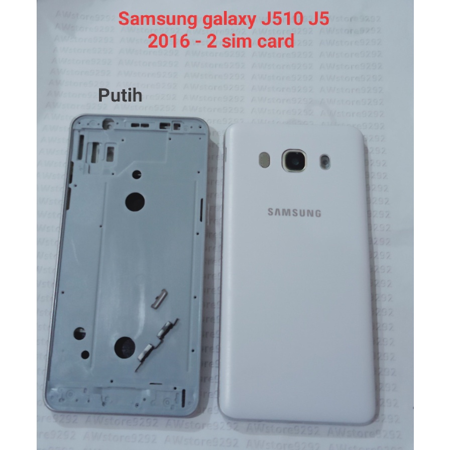 Casing Fullset Samsung Galaxy J510 J5 2016 - 2 sim card Case Full set