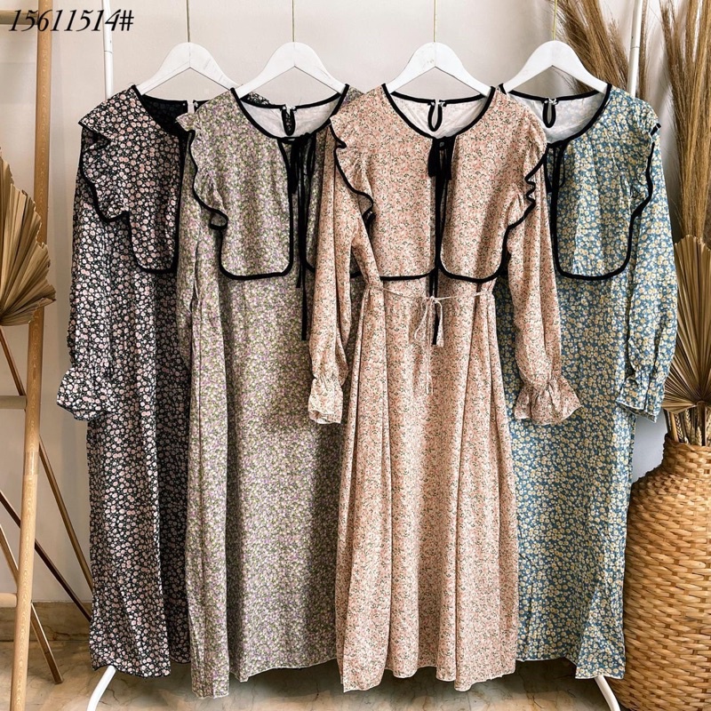 Tunik Premium Import Korean Style Bunga Kecil