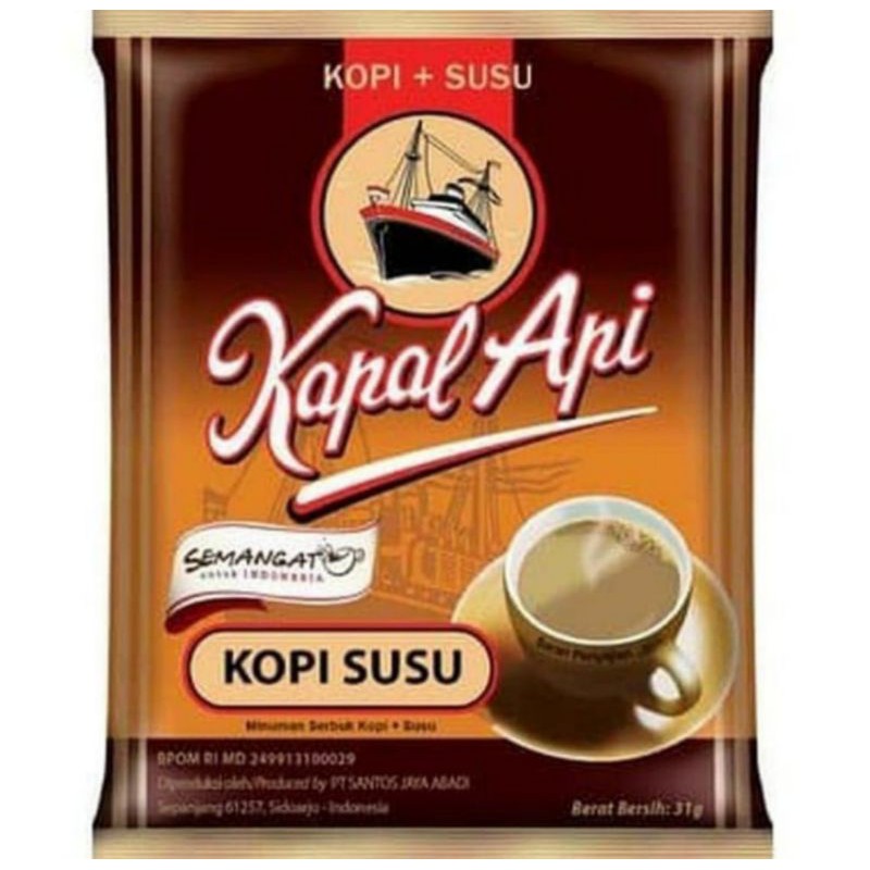 

Kapal Api Kopi Susu 1Renceng@10sachet