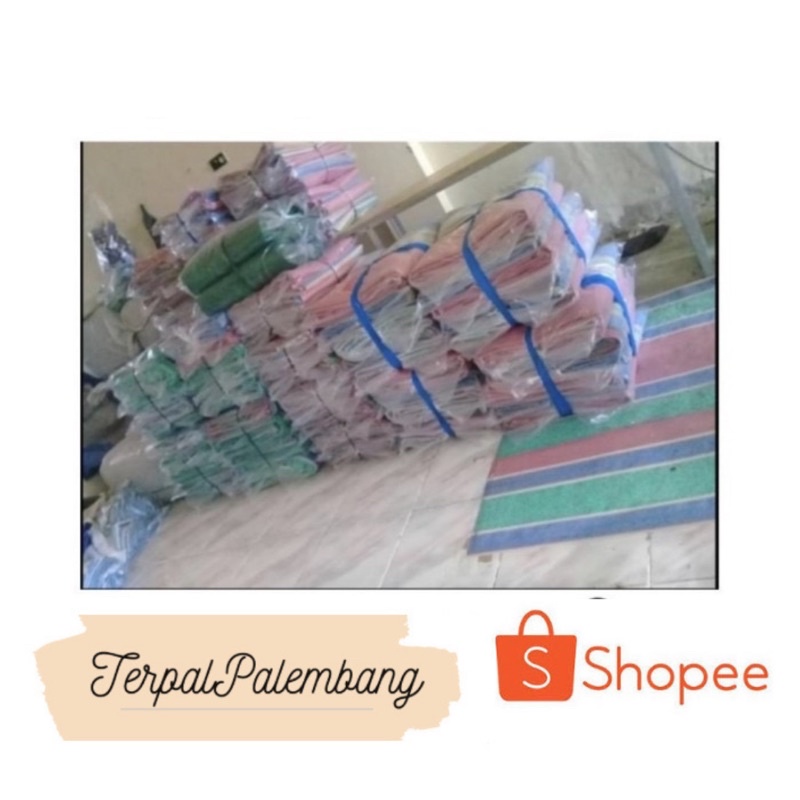 TERPAL PLASTIK SALUR(TEBAL) UKURAN 4X6