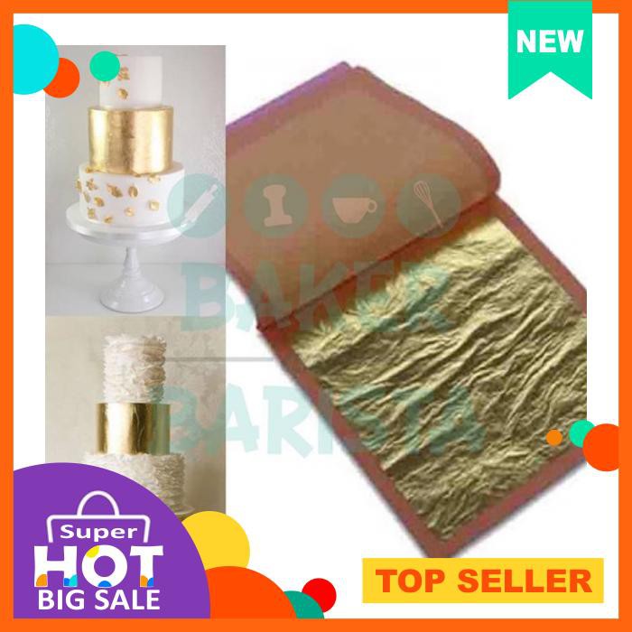 

23K Edible Gold Leaf (Transfer Type) / (Per Sheet)