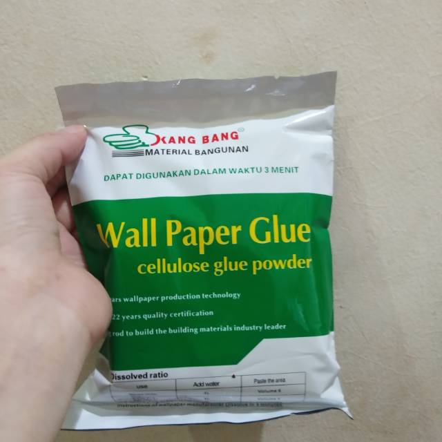 Lem wallpaper dinding brand kangbang