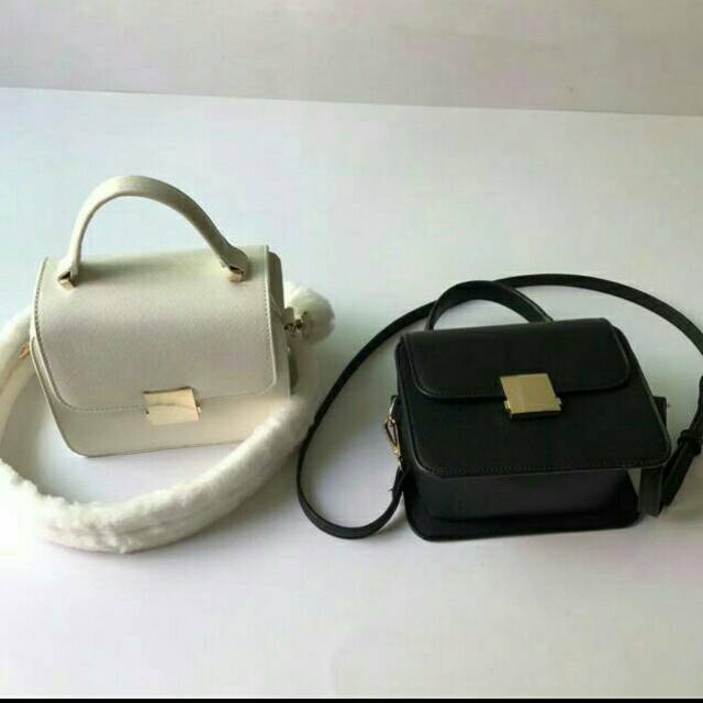 ZARA City Mini bag witb Faux Fur Strap Original.