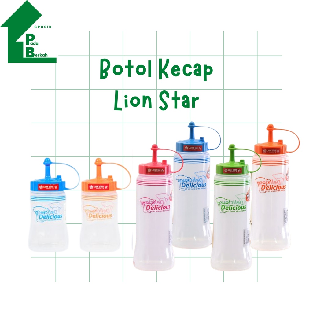 Botol Plastik Lion Star Botol Saus Kecap Mayonaise