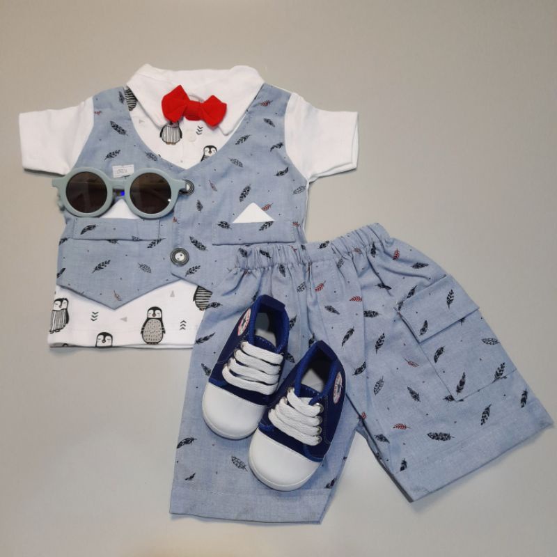 Exclussive Baby Boy Hampers / Kado Lahiran / Hampers Bayi/ Kado Bayi/ Kado Bayi Laki-Laki/ Baju Bayi-Paket 7