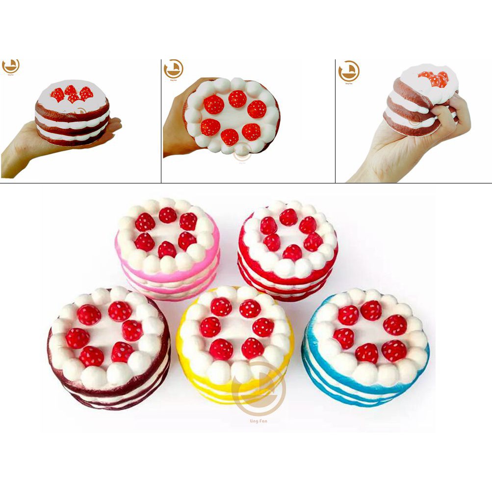 Bayar Di Tempat1PC7CM Jumbo Squishy Ice Cream Cake Scented Super