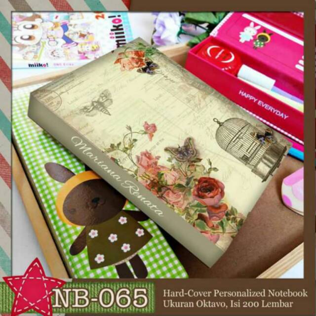 

Aneka Notebook A6 Vintage Quote Classic FREE TAMBAH NAMA