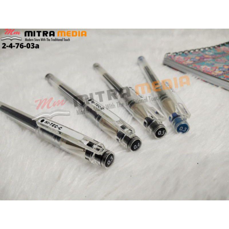 

BOLPEN /BOLPEIN/PENA GEL 0.3-0.5 HITAM