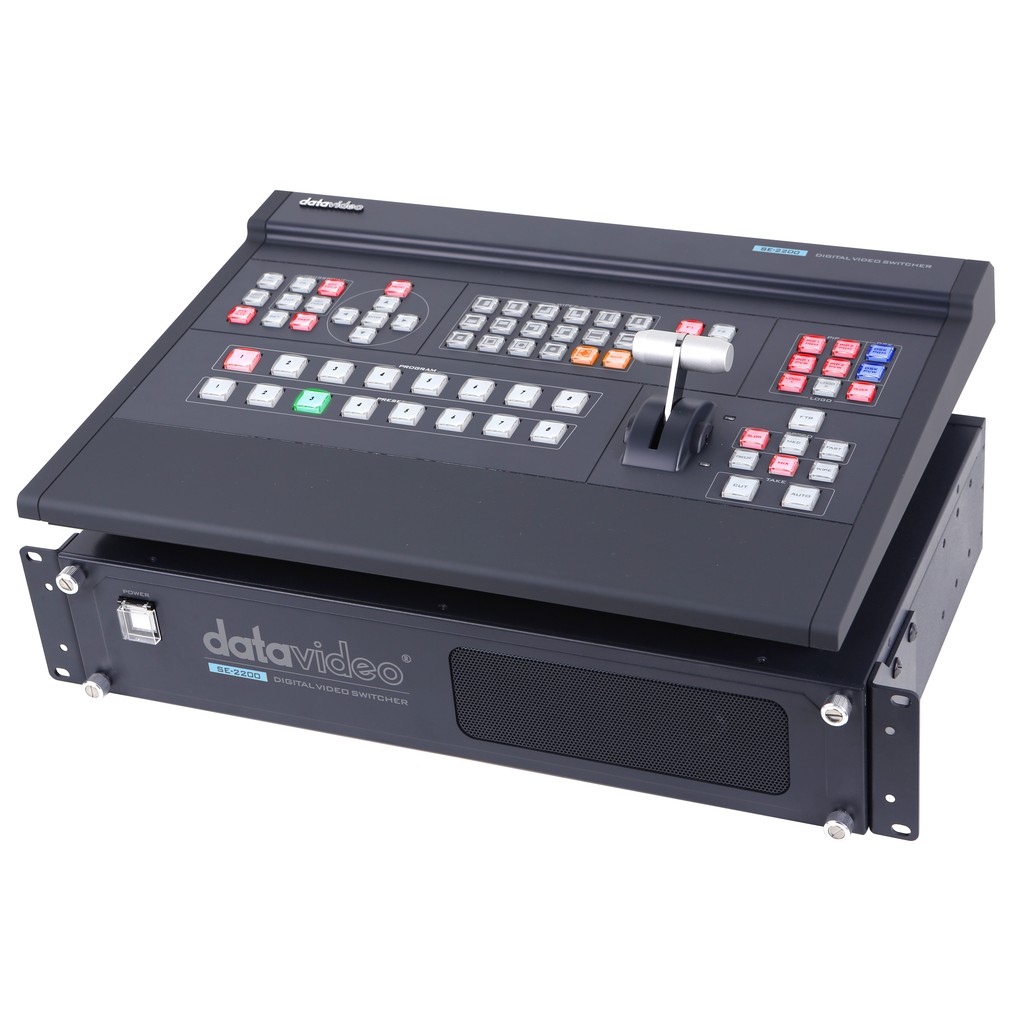 Datavideo SE-1200MU 6 Input HD Digital Video Switcher + Datavideo RMC-260 Remote Control for SE-1200