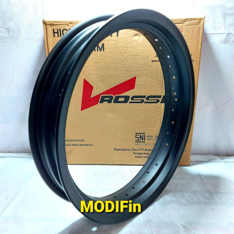 Velg 17 250 300 350 Black V Rossi Sprint XD Ring 17 Lebar 2.50 3.00 3.50 Pelek Motor Jari Jari 36 H