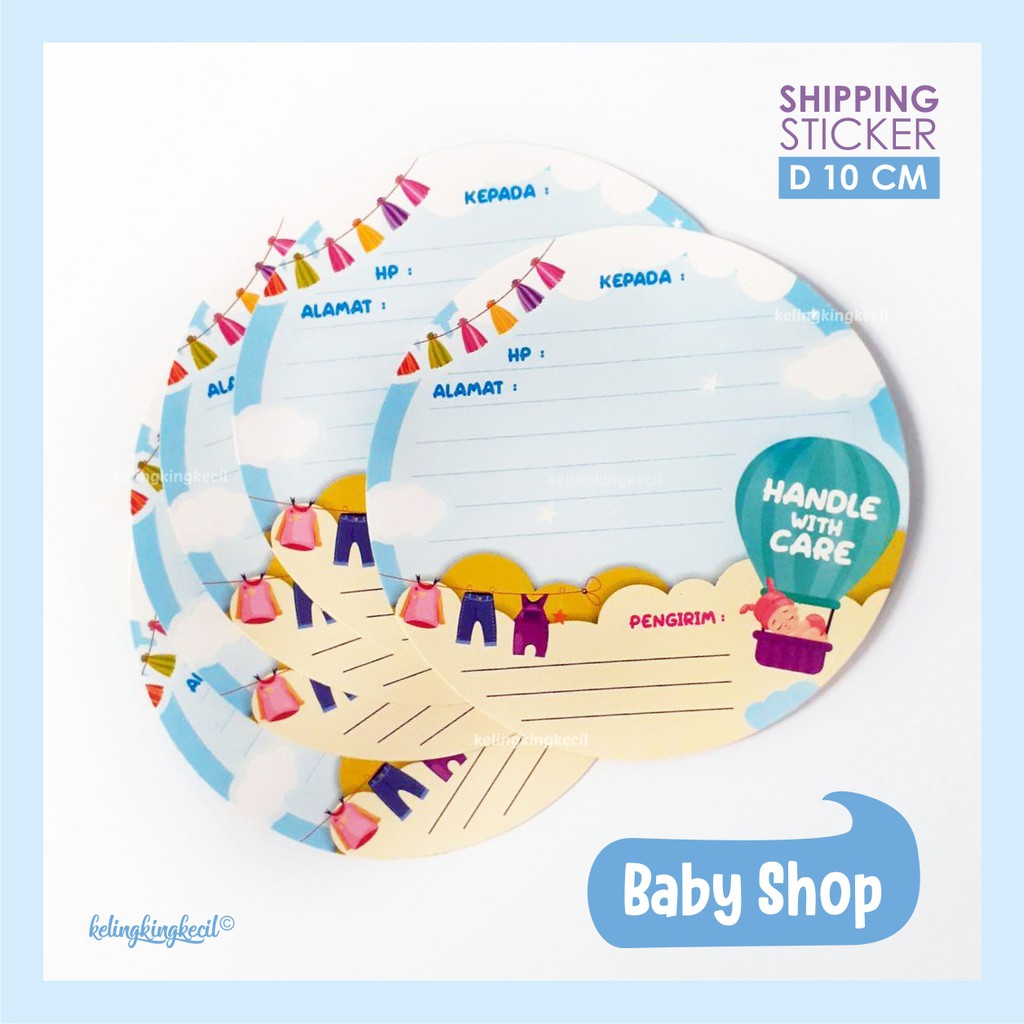 

SALE !! Stiker Pengiriman Online Shop - Bulat