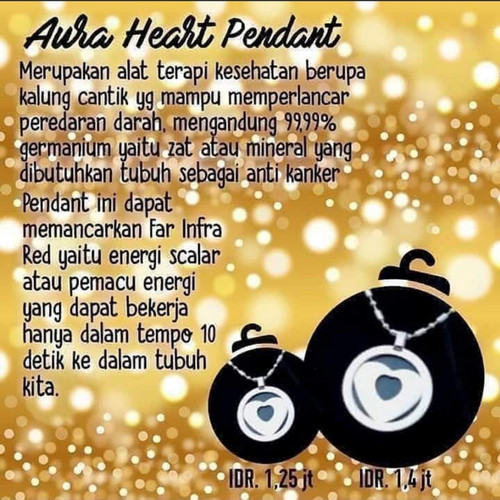 Aura Heart Mini MCI / Kalung kesehatan (Original)