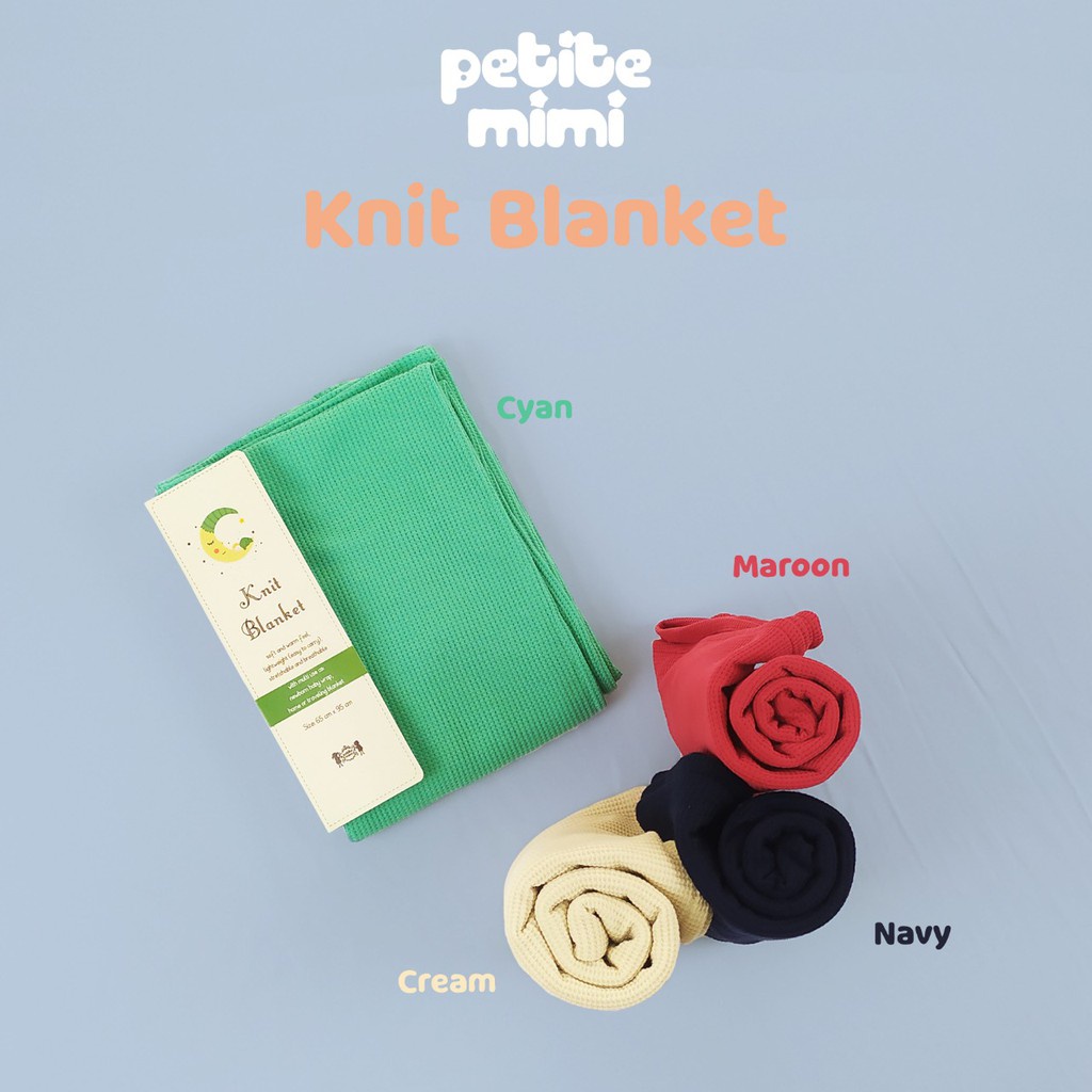 Petite Mimi 65x95cm Knit Blanket Warna Random - PM-KNB