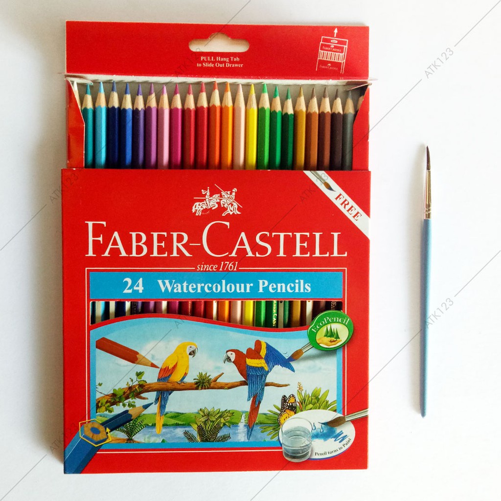 Pensil Warna / Pensil Gambar Faber Castell 24 Warna