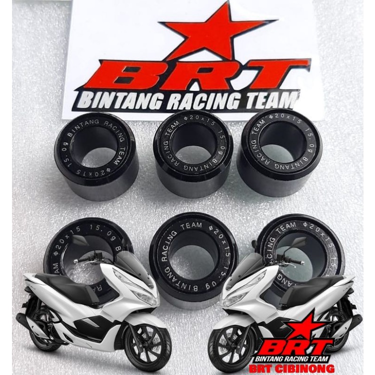 ROLLER RACING BRT HONDA PCX VARIO CBS 125/150 BEAT 2020 GENIO 11 15 16 17 18 GRAM ROLLER RACING TDR