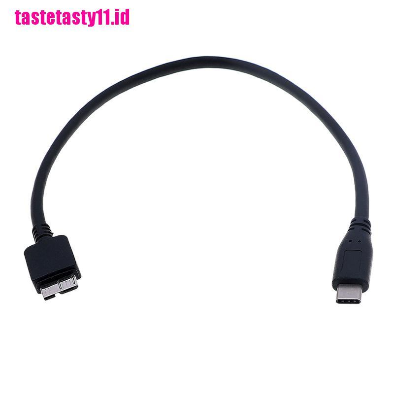 【TTID】USB c to micro usb cable type c to micro b cable for hdd hard disk 30cm