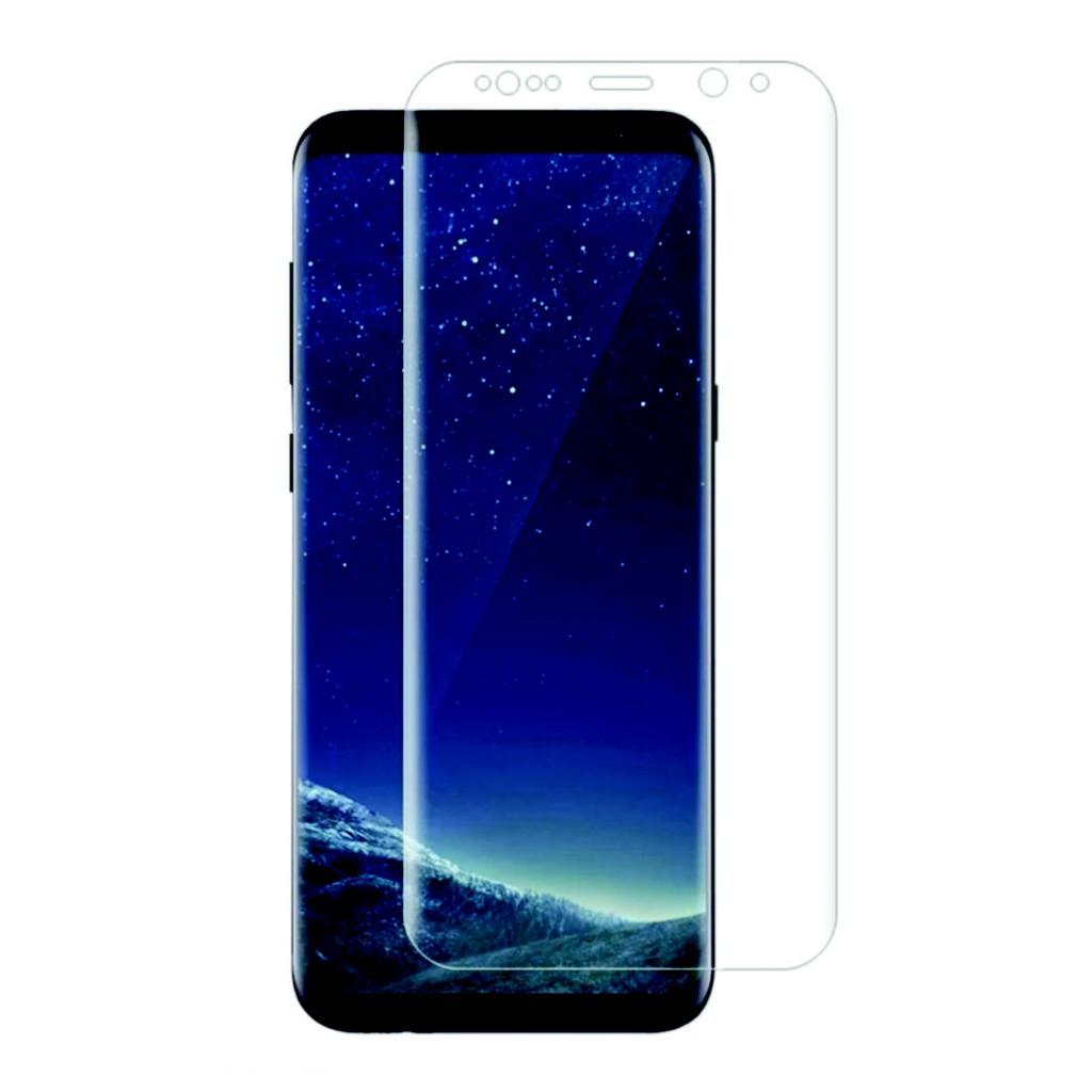 Tempered Glass Samsung Galaxy S8 Full Cover Curve Melengkung - Clear