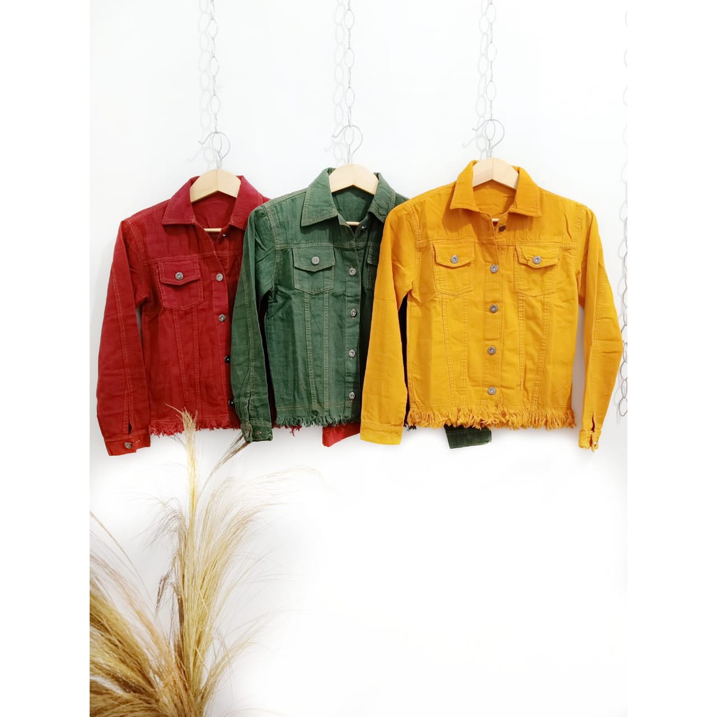 JAKET WARNA RAWIS/ JAKET POLOS BIONDY AURORA