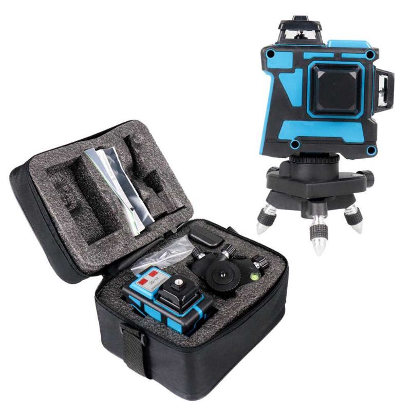 LASER LEVEL 16 LINE 4D SELF LEVELING FULL SET HILDA WITH REMOTE TRIPOD