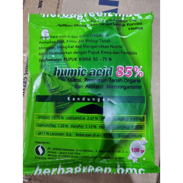 pupuk Humic acid 85% nutrisi, pembenah tanah organik dan aktifator mikroorganisme