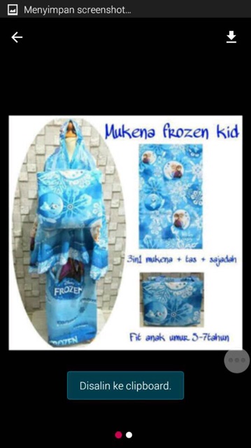 Mukena frozen