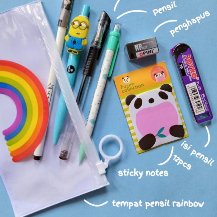 

>D2289) ⭐⭐⭐⭐⭐ PAKET ALAT TULIS MINI KARAKTER LUCU 8IN1 / STATIONERY SET / ALAT TULIS SET / ALAT TULIS FANCY termurah se indonesia