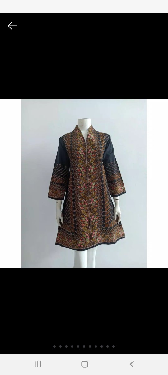 Tunik Isyana Modang | Dress Batik Wanita Busui