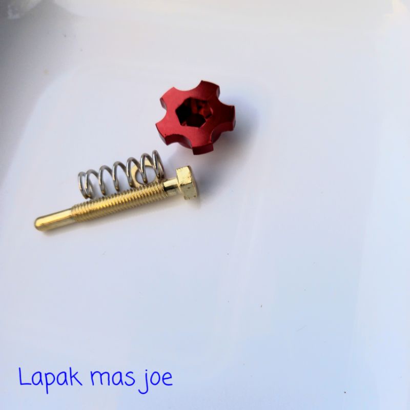 Setelan Gas Stelan Karburator PWK Karbu PE NSR PWL Ninja R Alloy Anodize-2