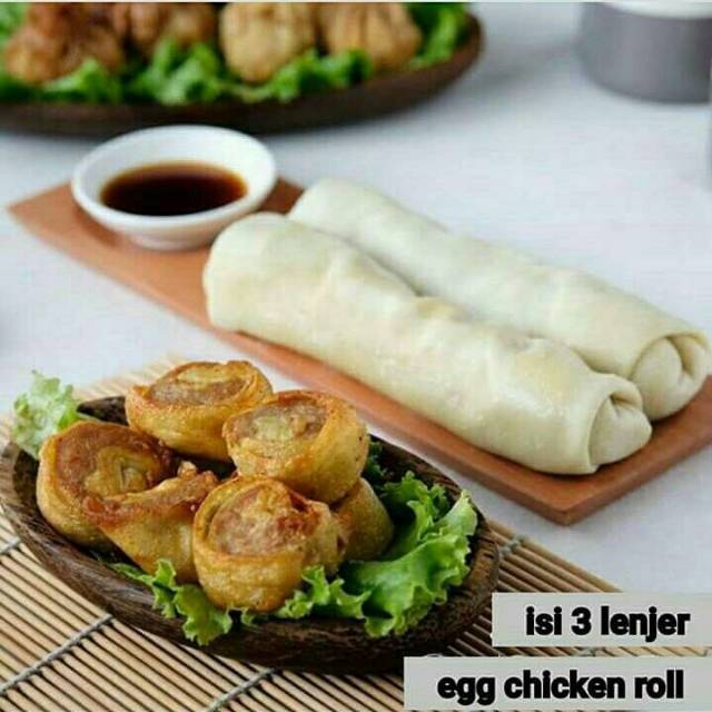 

Egg Chicken Roll Nugget Ala Bento