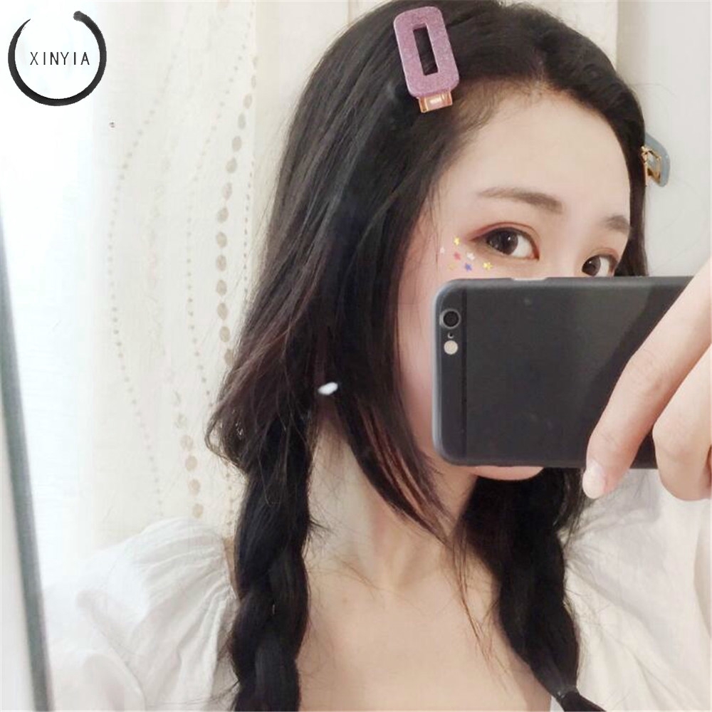 1Pc Jepit Rambut Bobby Pin Gaya Korea untuk Wanita