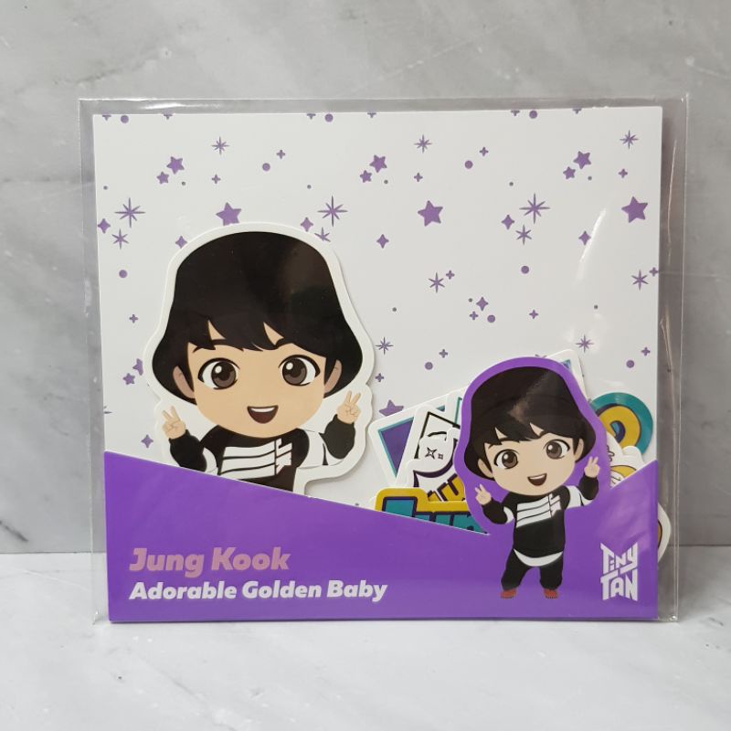 BTS Official Merchandise Sticker Set Jung Kook / Bangtan Boys / BTS Tiny Tan