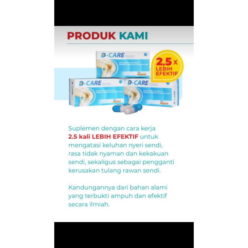D-Care / Obat Nyeri Sendi