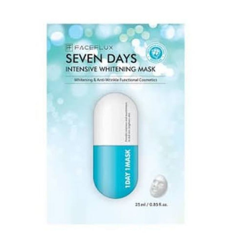 FACEFLUX SEVEN DAYS MASK KOREAN MASK  ORI 100% BPOM