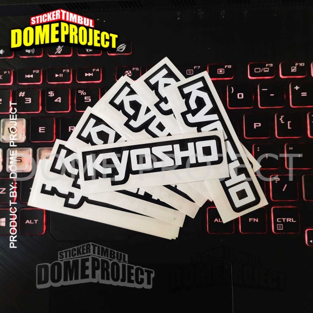 STIKER CUTTING DECAL HELM MOTOR LOGO KYOSHO STIKER CUTTING STIKER MOTOR KEREN AESTHETIC