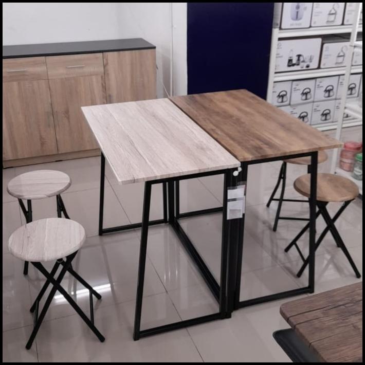 Jual Informa Meja Makan Minimalis Lexi Folding Table Set W/2 Chairs