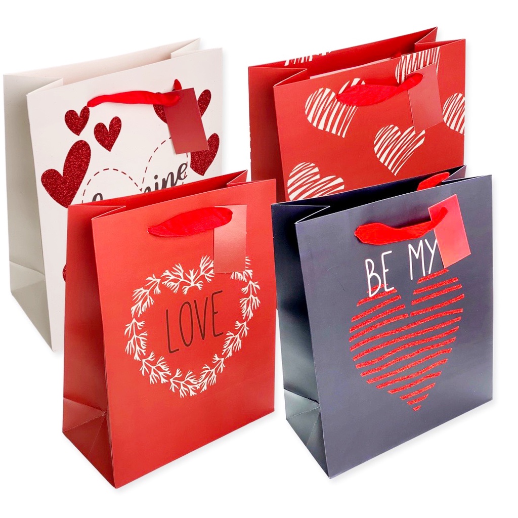 

Scoop Kantong Kertas Paper Bag Love Glitter 26x32x12.5 64171100