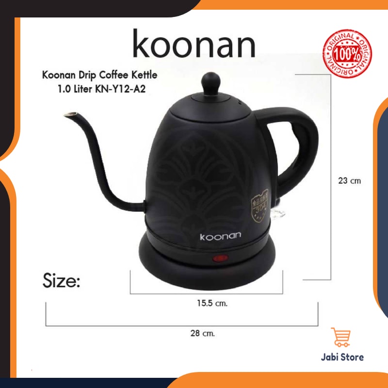 Teko Ceret Hiter Listrik Alat Pemanas Air Elektrik Low Watt Portable Stainless Pot Warmer 1000ml 150