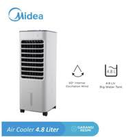 Midea air cooler portable AC-100A 6liter PUTIH | AC100 A ORI Garansi 5 tahun lowwat