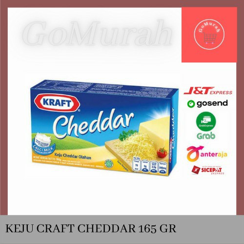 

UMKM Keju Kraft Cheddar Blok 165 gr