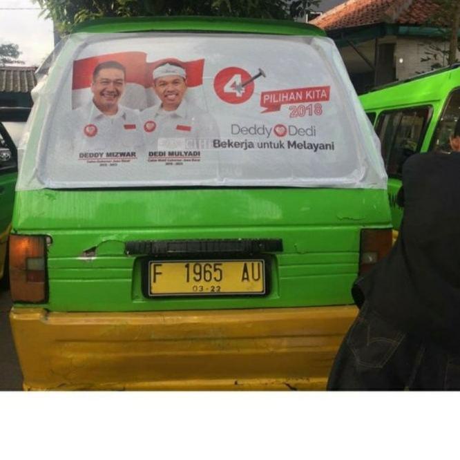 Cetak Stiker one way vision murah