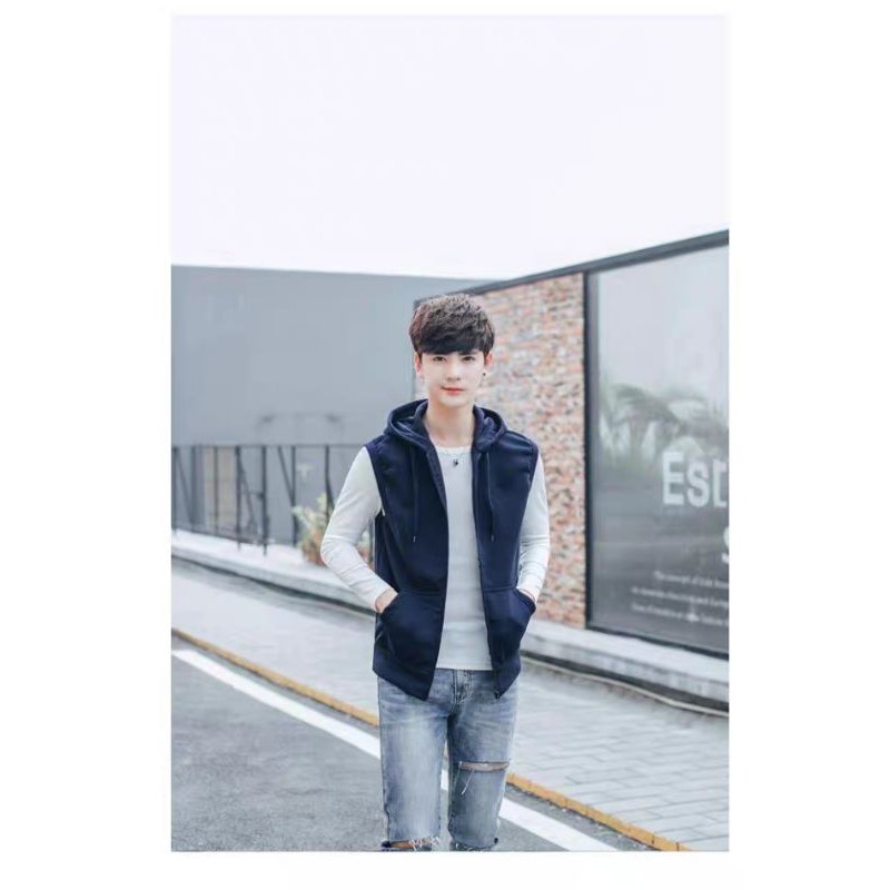 Alsshoop Rompi pria hoodie Keren