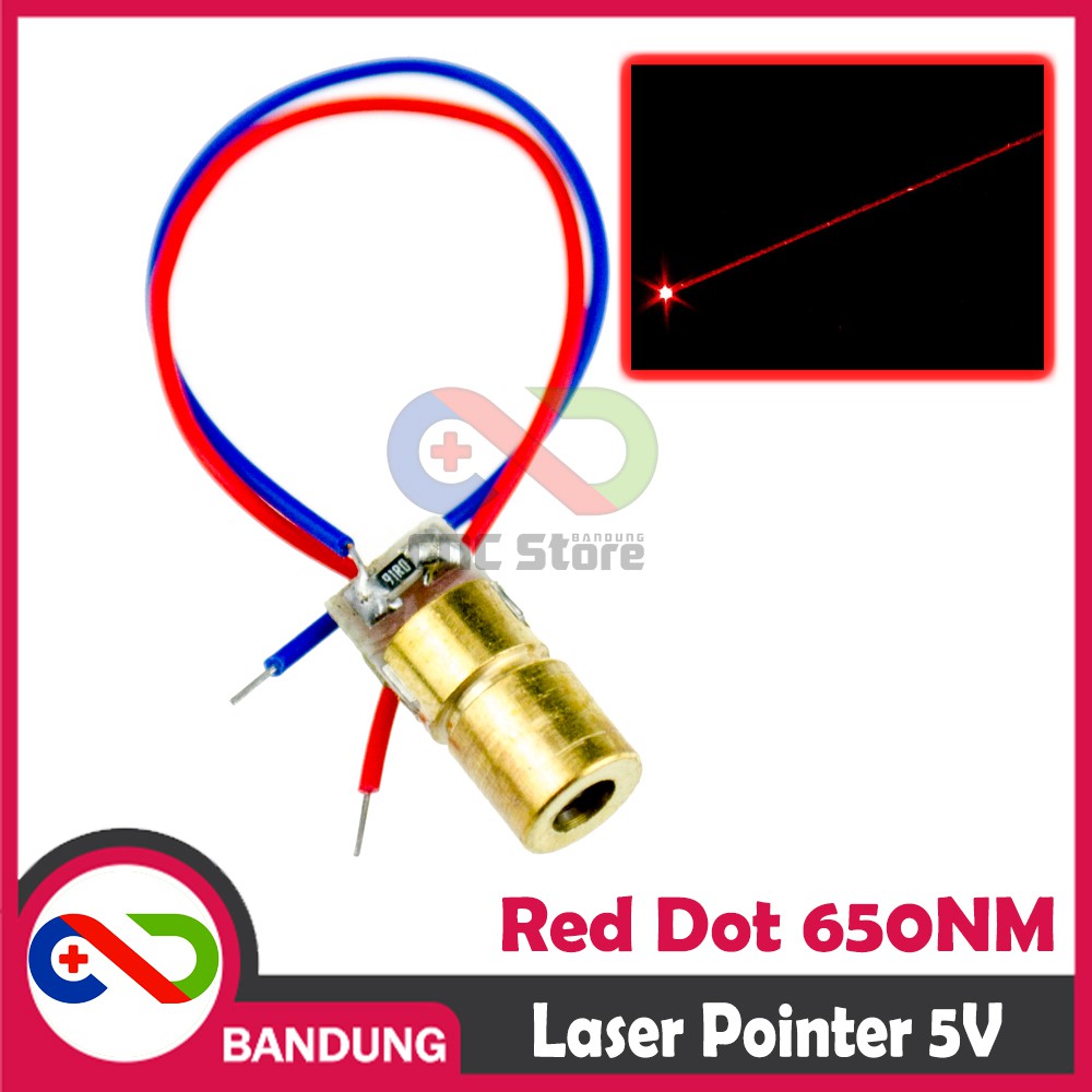 LASER POINTER RED DOT 5V 650NM FOR ARDUINO UNO R3 MEGA NANO