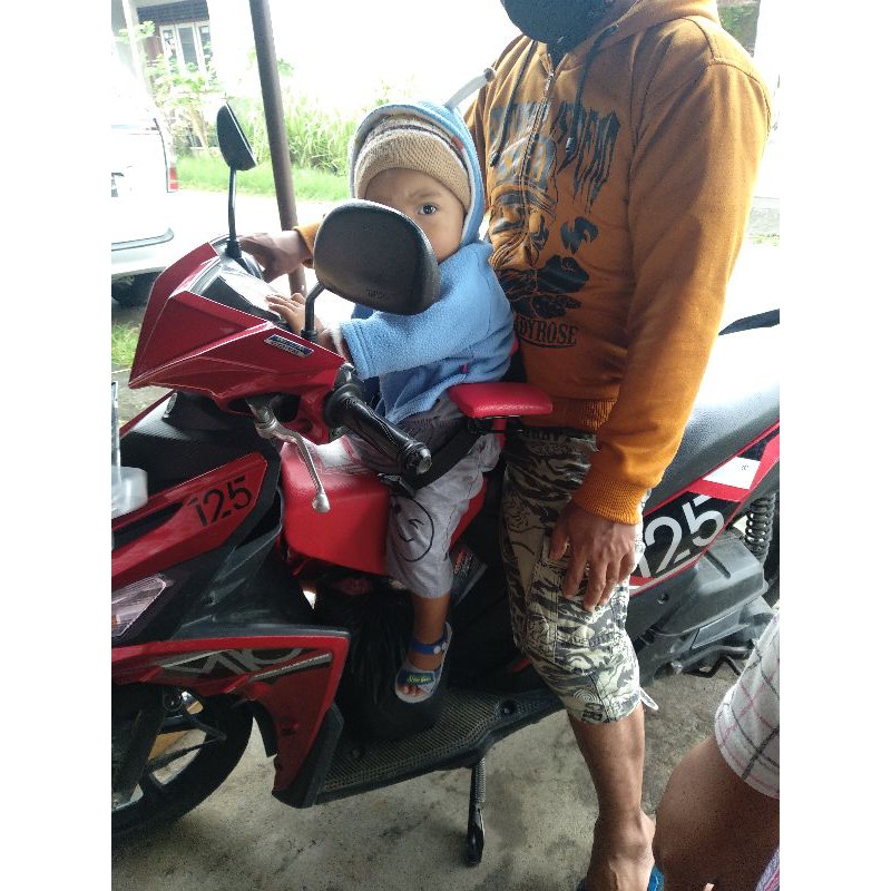 JOK BONCENGAN MOTOR ANAK LENGKAP SANDARAN