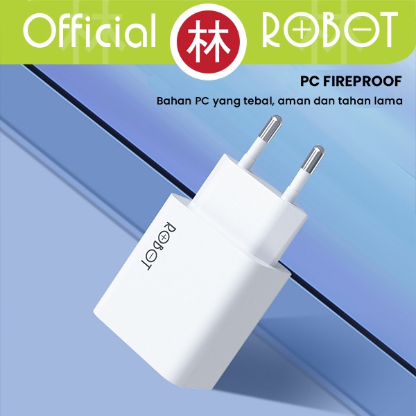 ROBOT RT-F1 Single Port Quick Charger 3A Fast Charging 18W