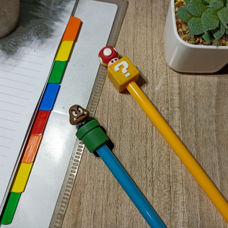 

Pulpen karakter Mario Bross/Pulpen Mario Bross/Pulpen gel/Pulpen Lucu Unik Bagus Berkualitas