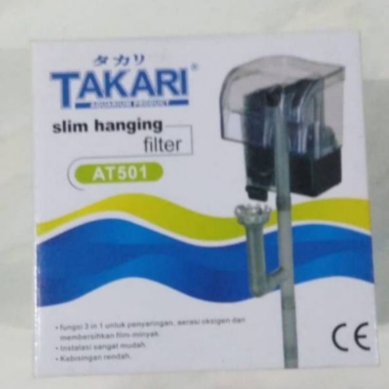 TAKARI AT-501 SLIM HANGING FILTER GANTUNG AQUARIUM AQUASCAPE
