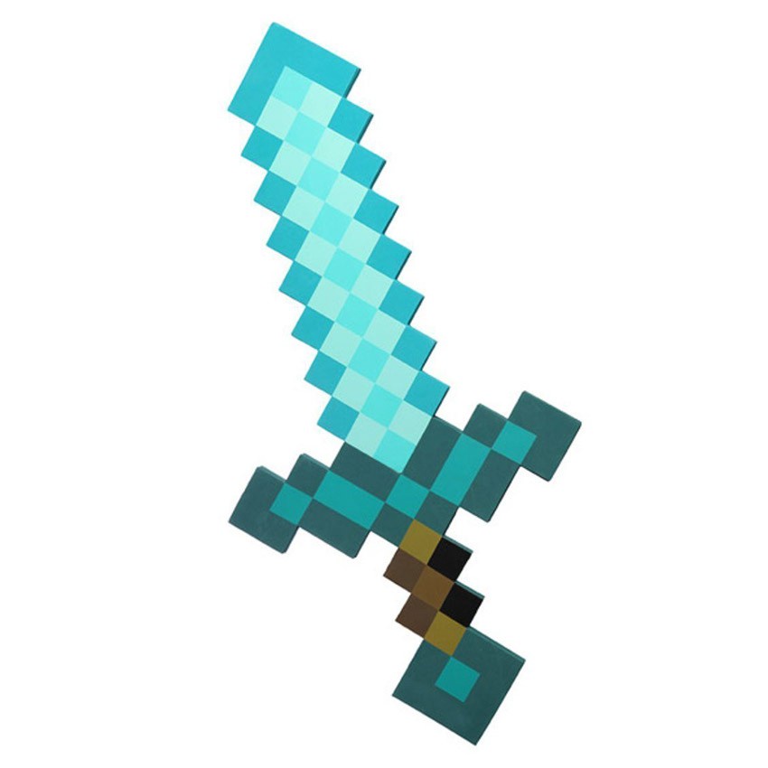 Mainan Pedang Minecraft sword bahan eva mine craft Creeper Diamond Pickaxe Untuk Hadiah Ulang Anak