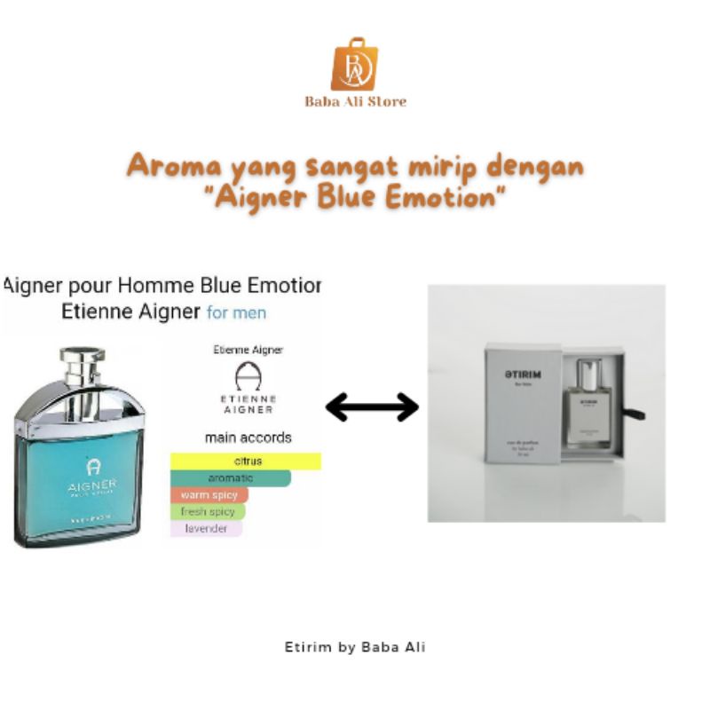 Etirim parfum AGNR blue emotion pria 30ml